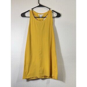 Athleta Ultimate Train Tank Women Sz S/P Oxidized Yellow